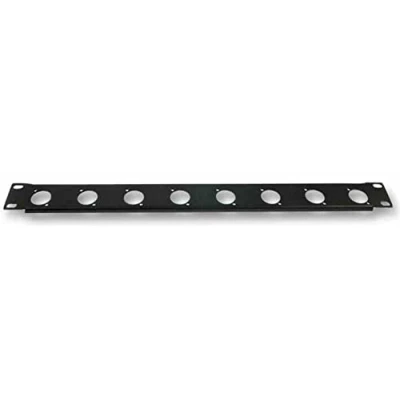 Abbildung von Pro Signal PSG03789 1U 48,3 cm Rack Panel gelocht für 8 x XLRs ungeladen
