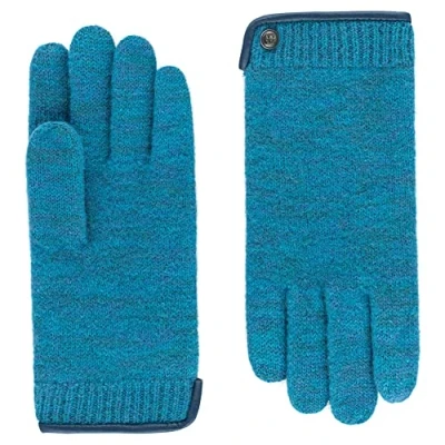 Abbildung von Roeckl Damen Klassischer Walkhandschuh Handschuh, Multi Blue, 7