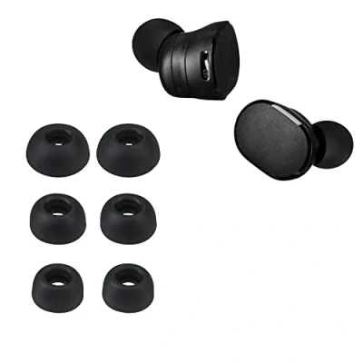 Abbildung von kwmobile 6x Polster für JBL Tune 130 NC TWS Ohrpolster (3 Größen Silikon Ohrstöpsel In Ear Kopfhörer)