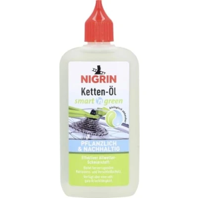 Abbildung von NIGRIN smart n green Kettenöl, effektiver Allwetter Schmierstoff, materialverträglich, 100 ml