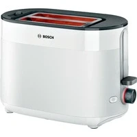 Abbildung von BOSCH Toaster &quot;MyMoment TAT2M121&quot;, 2 Schlitze, für Scheiben, 950 W, integrierter Brötchenaufsatz, Auftaufunktion, Brotzentrierung, AutoOff