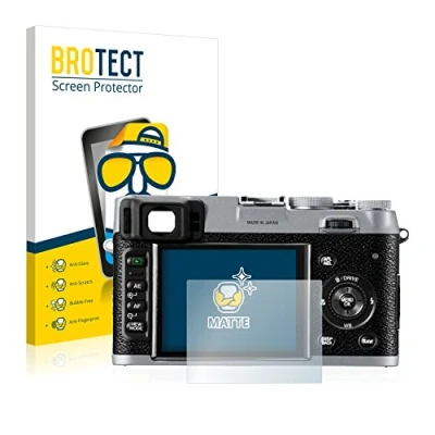 Abbildung von BROTECT Entspiegelungs Schutzfolie für Fujifilm FinePix X100 (2 Stück) Matte Displayschutz Folie, Anti Reflex, Fingerprint