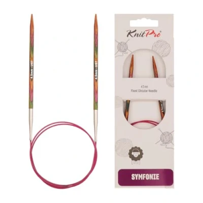 Abbildung von KnitPro K21353 Rundstricknadeln, Holz, Mehrfarbig, 4.5
