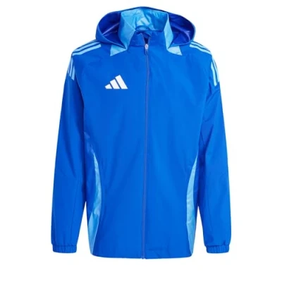 Abbildung von adidas Performance Fussball Allwetter TIRO 24 Trainingsjacke, Herren, Größe: Large, Blau