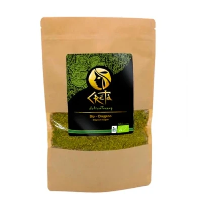 Abbildung von Creta Delicatessen Griechischer BIO Oregano getrocknet Premium Qualität aus kontrolliertem biologischen Anbau 125g