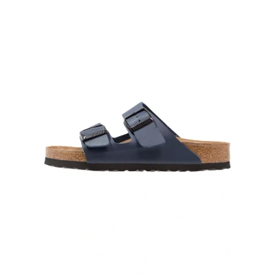 Abbildung von Birkenstock Arizona SFB BF Regular Hausschuh, Damen, Größe: 48, Blue Schuhe