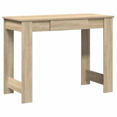 Abbildung von vidaXL Schreibtisch Sonoma Eiche 100x45x75 cm Holzwerkstoff, Bürotisch, Tisch, PC Computertisch, Laptoptisch, Arbeitstisch, Studiertisch
