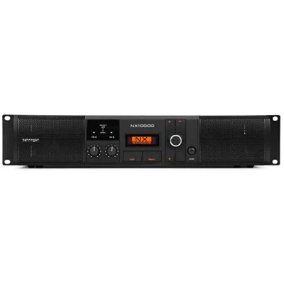 Abbildung von Behringer NX1000D Ultraleichter 1000 Watt Class D Leistungsverstärker mit DSP Steuerung und SmartSense Lautsprecherimpedanzkompensation