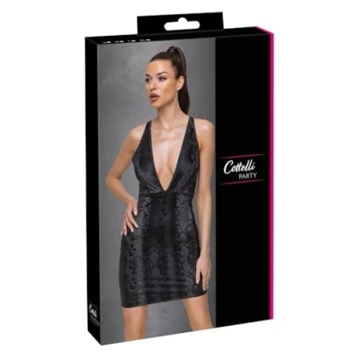 Abbildung von Kleid in mattglänzender Schlangenhaut Optik