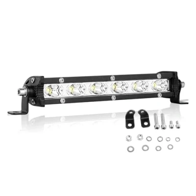 Abbildung von Willpower 7&#039;&#039; 18CM 30W Led Arbeitsscheinwerfer Bar Strahler Scheinwerfer 12V 24V Zusatzscheinwerfer Auto Wasserdicht Rückfahrscheinwerfer für Traktor Offroad SUV ATV