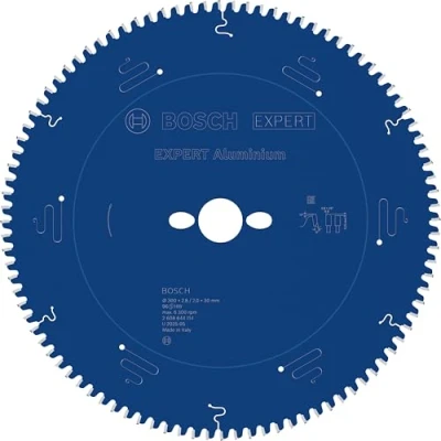 Abbildung von Bosch Professional 1x Kreissägeblatt Expert for Aluminium (für Aluminium, Sägeblatt Ø 300 x 30 2,8/2,0 mm, 96 Zähne, Zubehör für Kapp , Gehrungssäge)