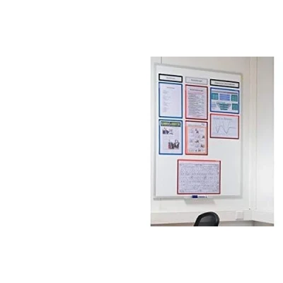 Abbildung von FRANKEN Überschriftenhalter, A3 Hochformat / A4 Querformat, magnetisch, 5 Stück, schwarz, ITU3HM/5 10