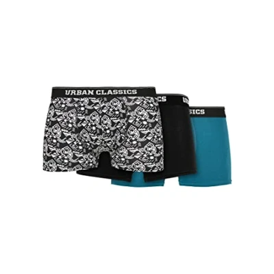 Abbildung von Urban Classics 3PACK Panties, Herren, Größe: Large, Detail aop/black/jasper