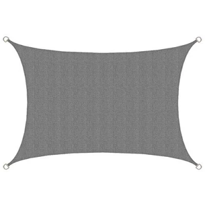 Abbildung von AMANKA UV Sonnensegel 2x3m Rechteckig Wasserdurchlässig Sonnenschutz Balkon Terrassendach Sichtschutz Outdoor Sonnensegeltuch Terrasse Trampolin Pergola Wohnwagen Pool Teich Camping