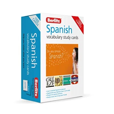 Abbildung von Berlitz Spanish Study Cards (Language Flash Cards) (Berlitz Vocabulary