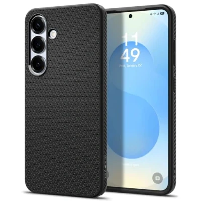 Abbildung von Spigen Liquid Air Hülle Kompatibel mit Samsung Galaxy S25 Plus Schwarz