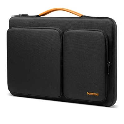 Abbildung von tomtoc 360 Tasche Hülle Kompatibel mit 15,6 Zoll Acer, ASUS, Dell, HP, Lenovo Laptop Notebook Chromebook Ultrabook Computer, Wasserabweisend Rundumschutz Laptoptasche Laptophülle Sleeve