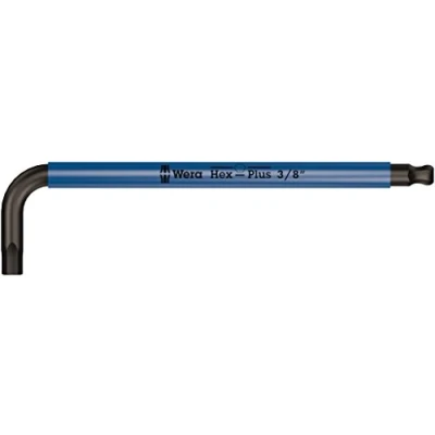 Abbildung von Wera 950 SPKL Winkelschlüssel Multicolour, zöllig, BlackLaser, 3/8 Zoll blau, 05022638001