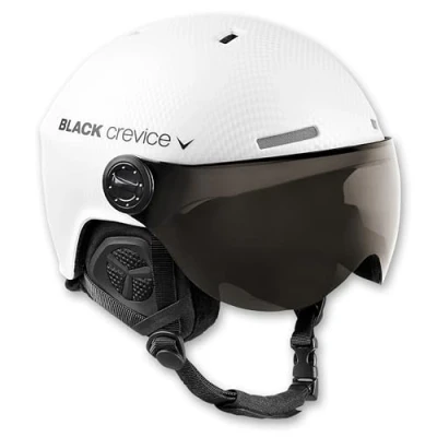 Abbildung von Black Crevice Erwachsene Skihelm Gstaad, weiß Carbon, S, BCR143921 WCB 0