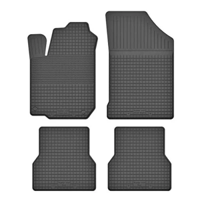 Abbildung von Gummimatten Fußmatten 1.5 cm Rand kompatibel mit OPEL MERIVA A (Bj. 2003 2010) ideal angepasst 4 Teile EIN Set