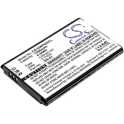 Abbildung von TCTK Cameron Sino CS GWP820CL akkus 1200mAh / 3.7V 4.44Wh FBA