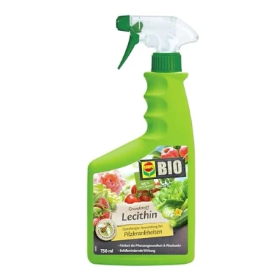 Abbildung von COMPO BIO Grundstoff Lecithin AF anwendungsfertiges Spray bei Pilzkrankheiten an Nutz und Zierpflanzen stärkt die Pflanzengesundheit 100% natürliche Inhaltsstoffe 750 ml