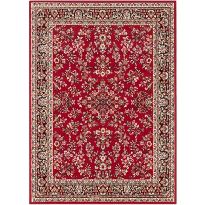 Abbildung von Home affaire Teppich &quot;Halton&quot;, rechteckig, Kurzflor, Orient Optik, mit Bordüre, robust, pflegeleicht, gekettelt