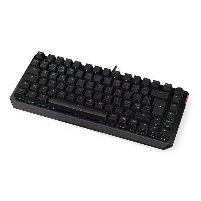 Abbildung von ENDORFY Thock 75% NO Red, Kailh Red linear switches, Mechanical Keyboard, Nordic Layout, PBT keycaps, Volume Control knob EY5B007