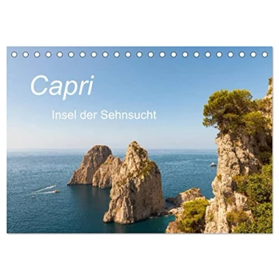 Abbildung von Capri, Insel der Sehnsucht (Tischkalender 2025 DIN A5 quer), CALVENDO Monatskalender