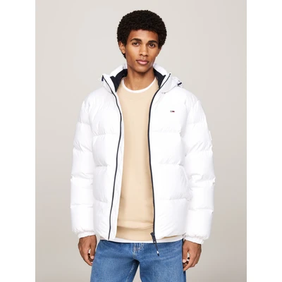 Abbildung von Tommy Jeans Essential Jacket Daunenjacke, Herren, Größe: 52, White