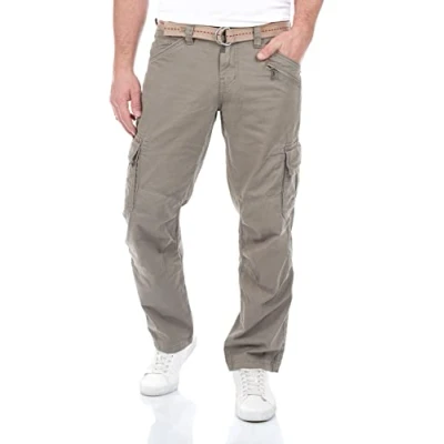 Abbildung von Timezone Benito Cargohose, Herren, Größe: 34x32, Perl grey