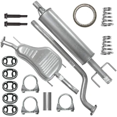 Abbildung von Auspuffanlage Schalldämpferset Auspuff für Opel Astra G 2 II Kombi 1.4i 1.6i