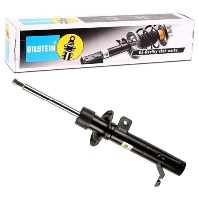 Abbildung von BILSTEIN B4 OE Replacement 22 111777 Stoßdämpfer Vorderachse rechts Gasdruck Zweirohr Federbein unten Platte, oben Stift FORD: FIESTA 5