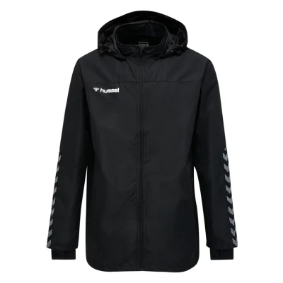 Abbildung von Hummel Hmlauthentic Regenjacke / wasserabweisende Jacke für Kinder, Größe: 116, Black