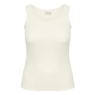 Abbildung von Kaffe Curve Carina TANK Top, Damen, Größe: 42/44, Chalk
