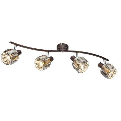 Abbildung von Lighting INDIANA Strahler Metall bronzefarben, 4x E14