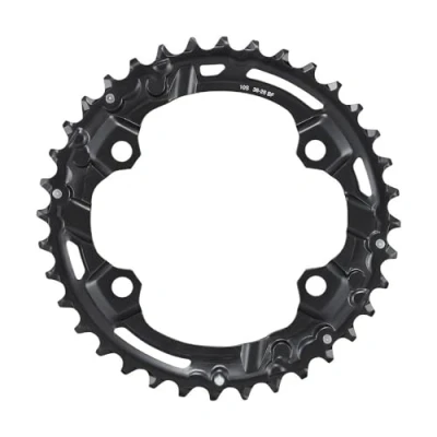 Abbildung von Shimano Unisex Erwachsene Deore Kettenblatt, Mehrfarbig, 2 Fach