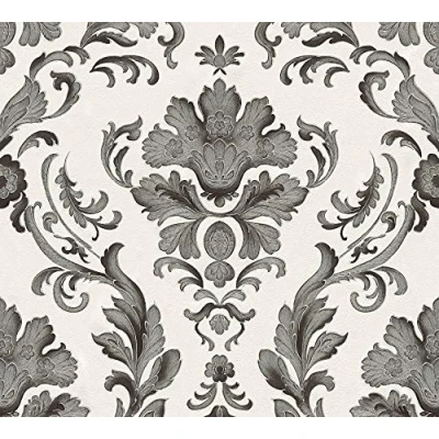 Abbildung von living walls Papiertapete &quot;Concerto&quot;, Barock ornamental gemustert, Tapete Tapeten Wohnzimmer Schlafzimmer Küche Flur Design Optik