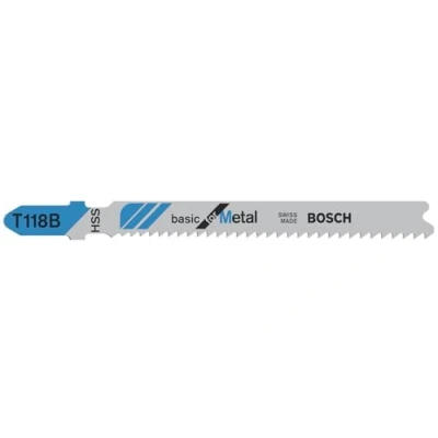 Abbildung von Bosch Stichsägeblatt T 118 B, Basic for Metal, 3er Pack 2608631673 Sägeblatt (2608631673)