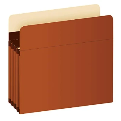 Abbildung von Pendaflex Fächermappe für Akkordeon, extra langlebig, erweiterbar 8,9 cm, Briefgröße, verstärkt mit Dupont Tyvek Material, 10/Box (15421), Braun