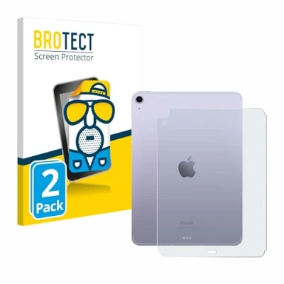 Abbildung von BROTECT Entspiegelungs Schutzfolie für Apple iPad Air 5 WiFi 2022 (Rückseite, 5. Gen.) (2 Stück) Matte Displayschutz Folie, Anti Fingerprint