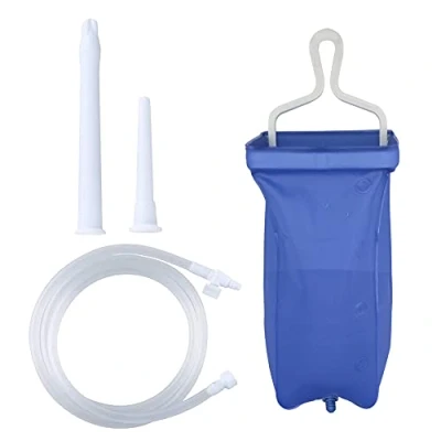 Abbildung von TopQuaFocus Klistierbeutel Set für die Darmreinigung, tragbar, Zuhause, Kaffee, Reise, 4,59 FT, Schlauch Klistier Set, 2 l(2000ML)