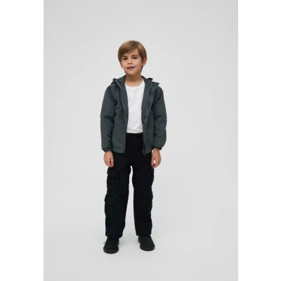 Abbildung von Brandit Kinder KIDS Frontzip Übergangsjacke für Kinder, Größe: 122/128, Anthracite