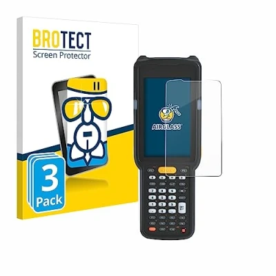 Abbildung von BROTECT Schutzglas für Zebra MC330L (3 Stück) Schutzfolie Panzer Folie Glas [Extrem Kratzfest 9H, Anti Fingerprint, Ultra Transparent]