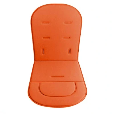 Abbildung von Kinderwagen Kissen Liner Mat Pad Autositz Matte Universal Cover Protector atmungsaktiv weich (Orange)