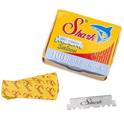 Abbildung von Shark Saloon Single Edge Razor Blades 100 Pack St.