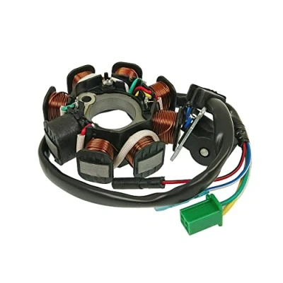 Abbildung von Lichtmaschine Stator 8 Spulen für GY6 125/150ccm