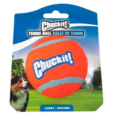 Abbildung von Chuckit! 084001 Tennis Ball Large, 1 Hundeball kompatibel mit ballwerfer, L