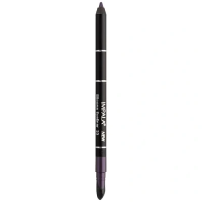Abbildung von Impala Wasserfester Eyeliner mit Silikon Definierte Linie oder Verschwommener Effekt Cremig Weiche Textur Intensive, Lang Haltende und Wasserfeste Farbe 23 Matt Violett