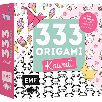 Abbildung von 333 Origami Kawaii: Das Original mit Anleitungen und feinen Papieren Hochwertiges Papier süßen Motiven